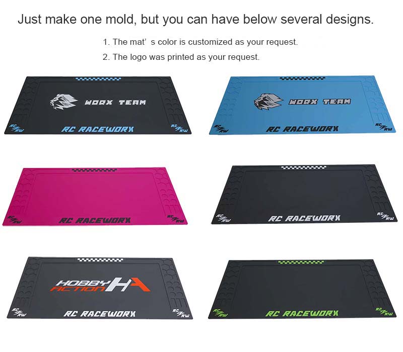 Heavy Duty Bench Top Workstation Utility Mat Ultimate Tool Mat Racing Custom Rubber Pit Mats