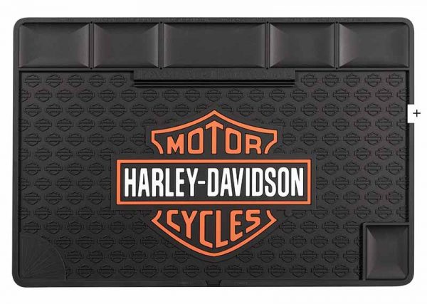 Harley Davidson Custom Repair Maintenance Tool Work Pad Bar & Shield Heavy Duty Rubber Workbench Utility Mat