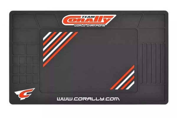 RC Car Hobby Tool Workbench Top Utility Repair Mat Custom Logo Team Corally Rubber Pit Mat Maintenance Mat