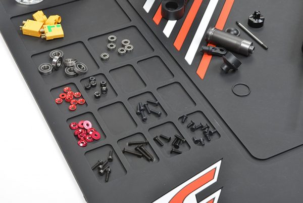 RC Car Hobby Tool Workbench Top Utility Repair Mat Custom Logo Team Corally Rubber Pit Mat Maintenance Mat