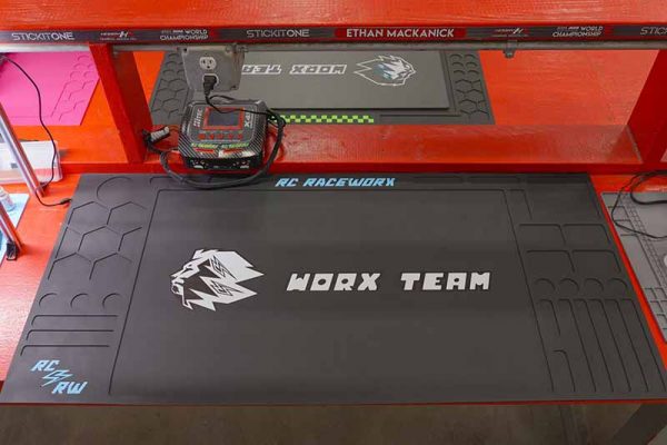 RC Enthusiast's Tool Custom Logo Non-slip PVC Utility Work Pit Mat Heavy Duty Rubber Benchtop Mat