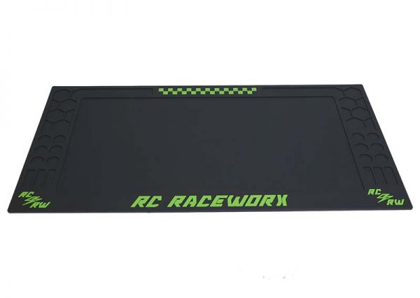 RC Enthusiast's Tool Custom Logo Non-slip PVC Utility Work Pit Mat Heavy Duty Rubber Benchtop Mat