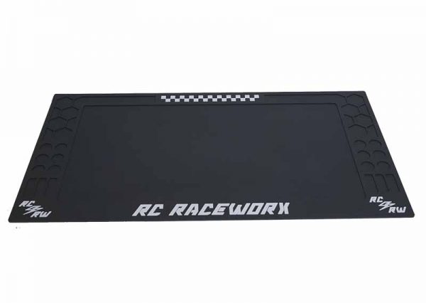 RC Enthusiast's Tool Custom Logo Non-slip PVC Utility Work Pit Mat Heavy Duty Rubber Benchtop Mat