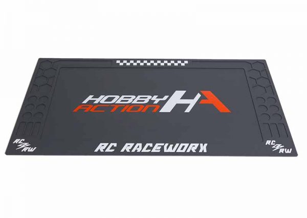 RC Enthusiast's Tool Custom Logo Non-slip PVC Utility Work Pit Mat Heavy Duty Rubber Benchtop Mat