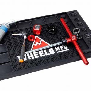 Wheels Manufacturing Bicycles Custom Logo Benchtop Overhaul Utility Pad Workstation Rubber Maintenance Tool Mat