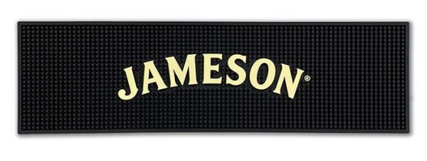 Jameson Irish Whiskey Custom Non-Slip PVC Cocktail Pub Drink Beer Mat Rubber Bartender Wine Bar Spill Mats