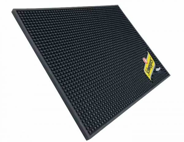 Schweppes Soft Drink Custom Logo Gin Bartender Rail Bar Mat Cocktail PVC Pub Beer Mats Rubber Bar Runners