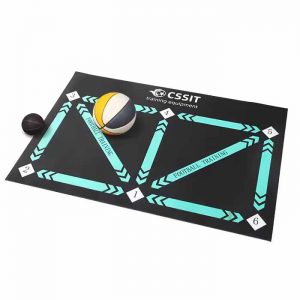 China Factory Soccer Training Equipment for Kids Adults Indoor Custom Logo Football Mastery Mat Football Training Mat