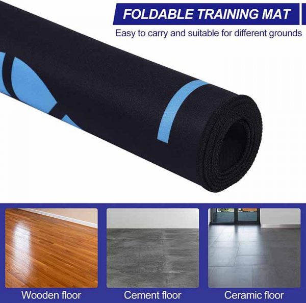 Custom Non-Slip Training System with Point Remind Training Pace Ball Control Player Foot Grip Mat Basketball Training Mat