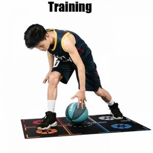 Footwork Training Aids Custom Non-Slip Rubber Basketball Grip Training Mat for Kids Basketball Footwork Training Mat