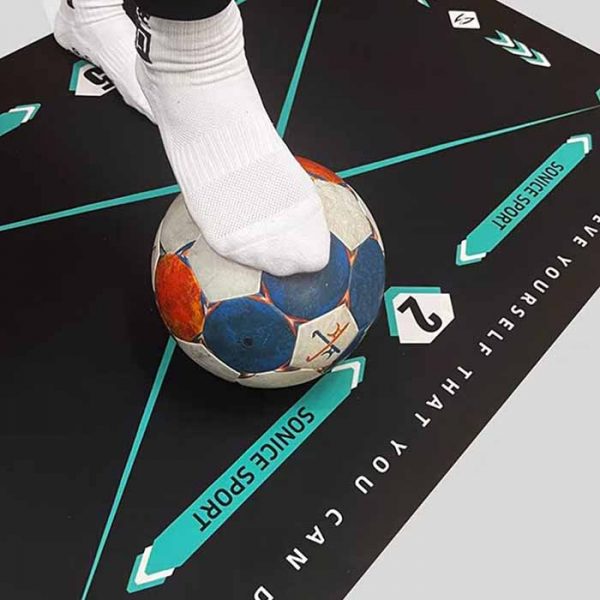 Improve Football Skills for Kids Adults Toy gift Soccer Sports Mat Training Aids Custom Football Mat Non-slip Football Mastery Mat