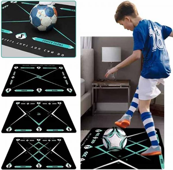 Improve Football Skills for Kids Adults Toy gift Soccer Sports Mat Training Aids Custom Football Mat Non-slip Football Mastery Mat