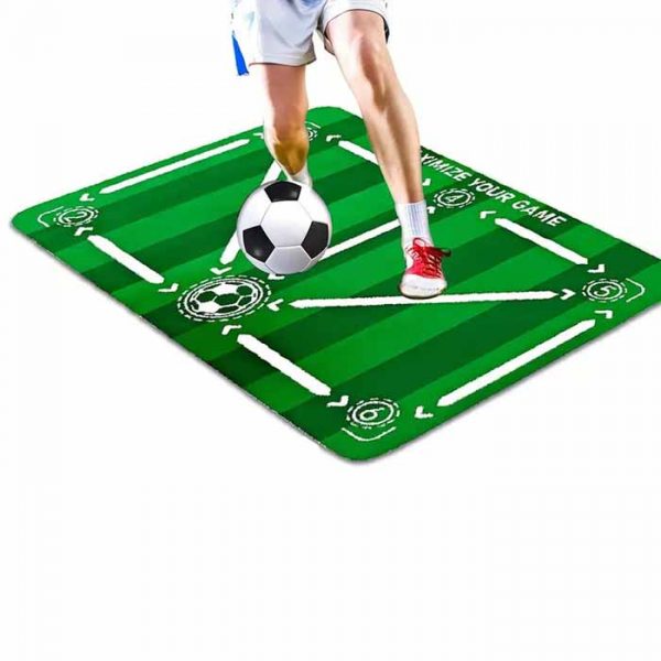 Sport Training Equipment Silent Football Training Mat Custom Soccer Football Mat Dribbling Practice Ball Mastery Mat