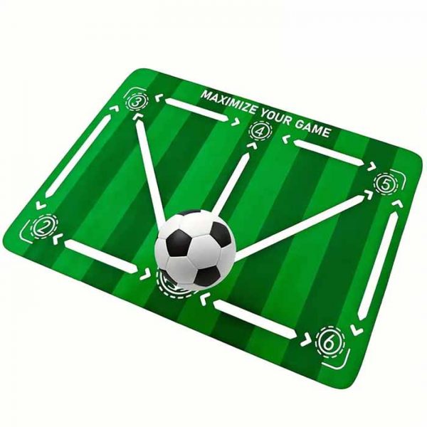 Sport Training Equipment Silent Football Training Mat Custom Soccer Football Mat Dribbling Practice Ball Mastery Mat