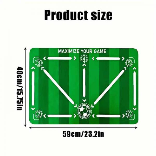 Sport Training Equipment Silent Football Training Mat Custom Soccer Football Mat Dribbling Practice Ball Mastery Mat