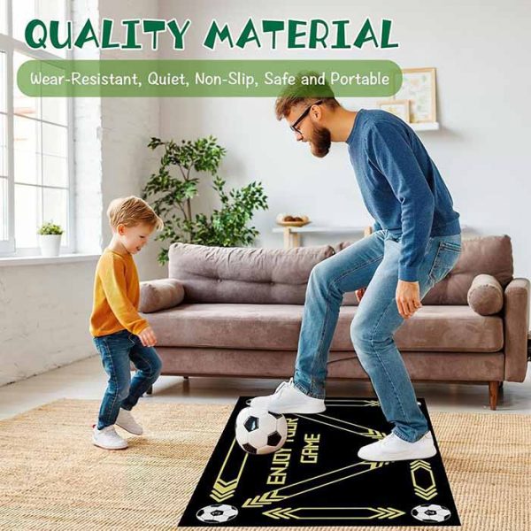 Training Footwork Pace Ball Control Player Equipment Football Footstep Training Mat Soccer Ball Mastery Mat