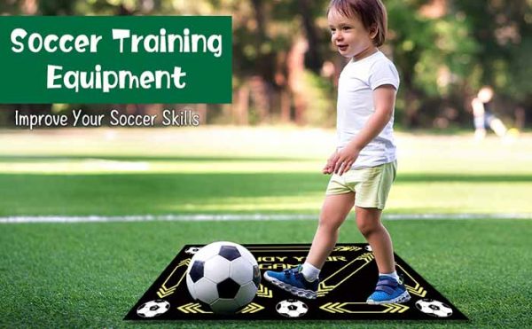 Training Footwork Pace Ball Control Player Equipment Football Footstep Training Mat Soccer Ball Mastery Mat